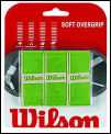 Wilson Soft overgrips - Lime (1 pack/3 grips)